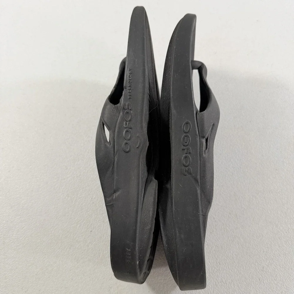 Oofos‎ Original Black Recovery Comfort Flip Flop Sandals Men's Size 8 Women's 10